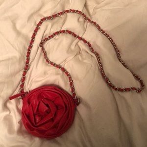 Disneybounding red rose crossbody purse